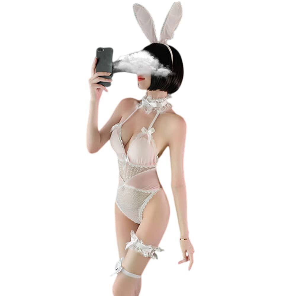 6107 Bunny Lingerie Cosplay Costume Anime Sexy Bunny Girl Bodysuit